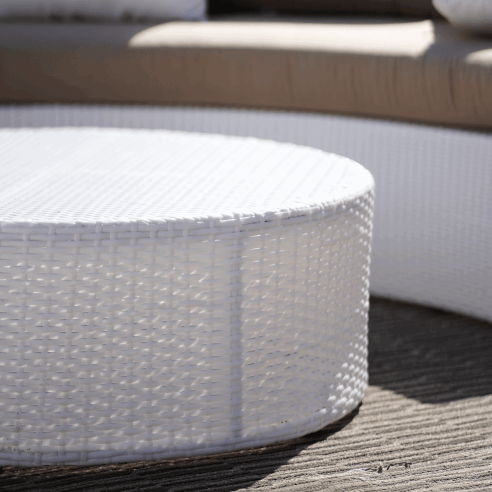 Half-Round Rattan Sofa – Seats 6, Canadian-Made with Sunbrella Cushions - Image 8