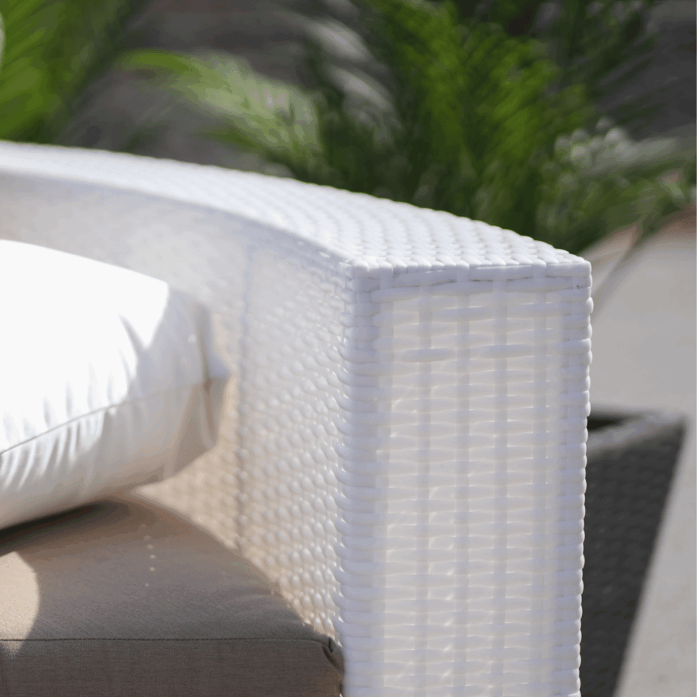 Half-Round Rattan Sofa – Seats 6, Canadian-Made with Sunbrella Cushions - Image 3