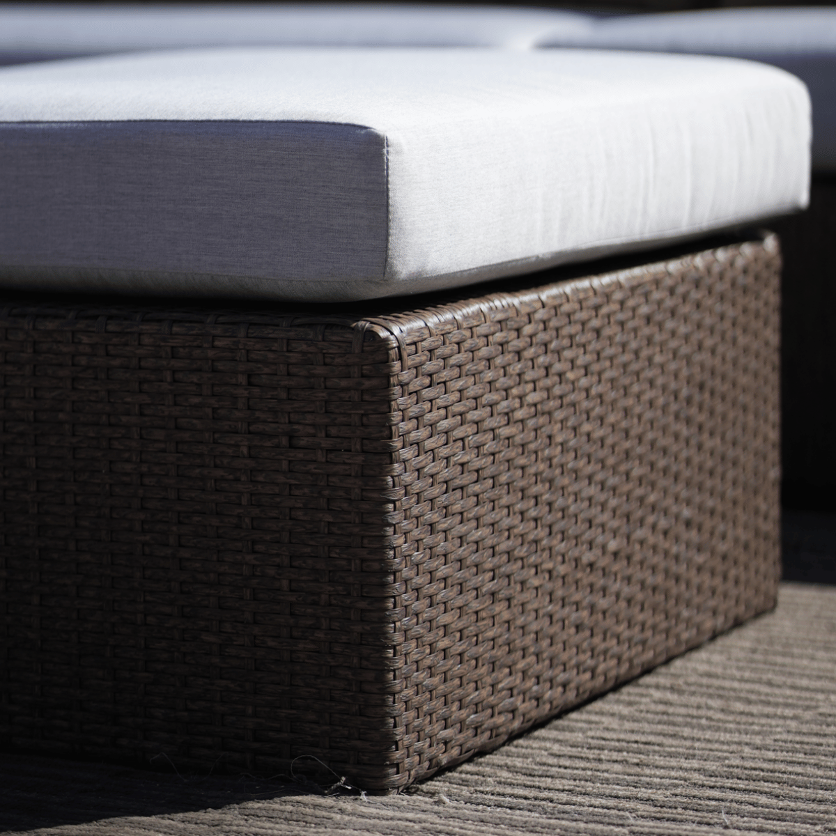 4-Person Rectangular Rattan Sofa – Canadian-Made with Custom Sunbrella Cushions - Image 5